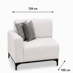 Armteil links – 124 cm