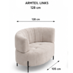 🔹 Armteil links – 128 cm