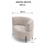 🔹 Armteil rechts – 128 cm