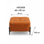 🔹 Hocker – 60 × 90 cm