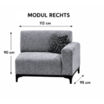 Armteil rechts – 112 cm